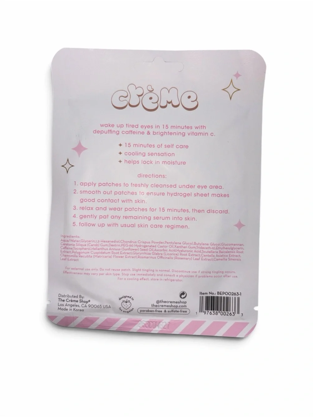 The Crème Shop-Desert Springs Eyeshadow Palette + Creme Under Eye Patches Bundle